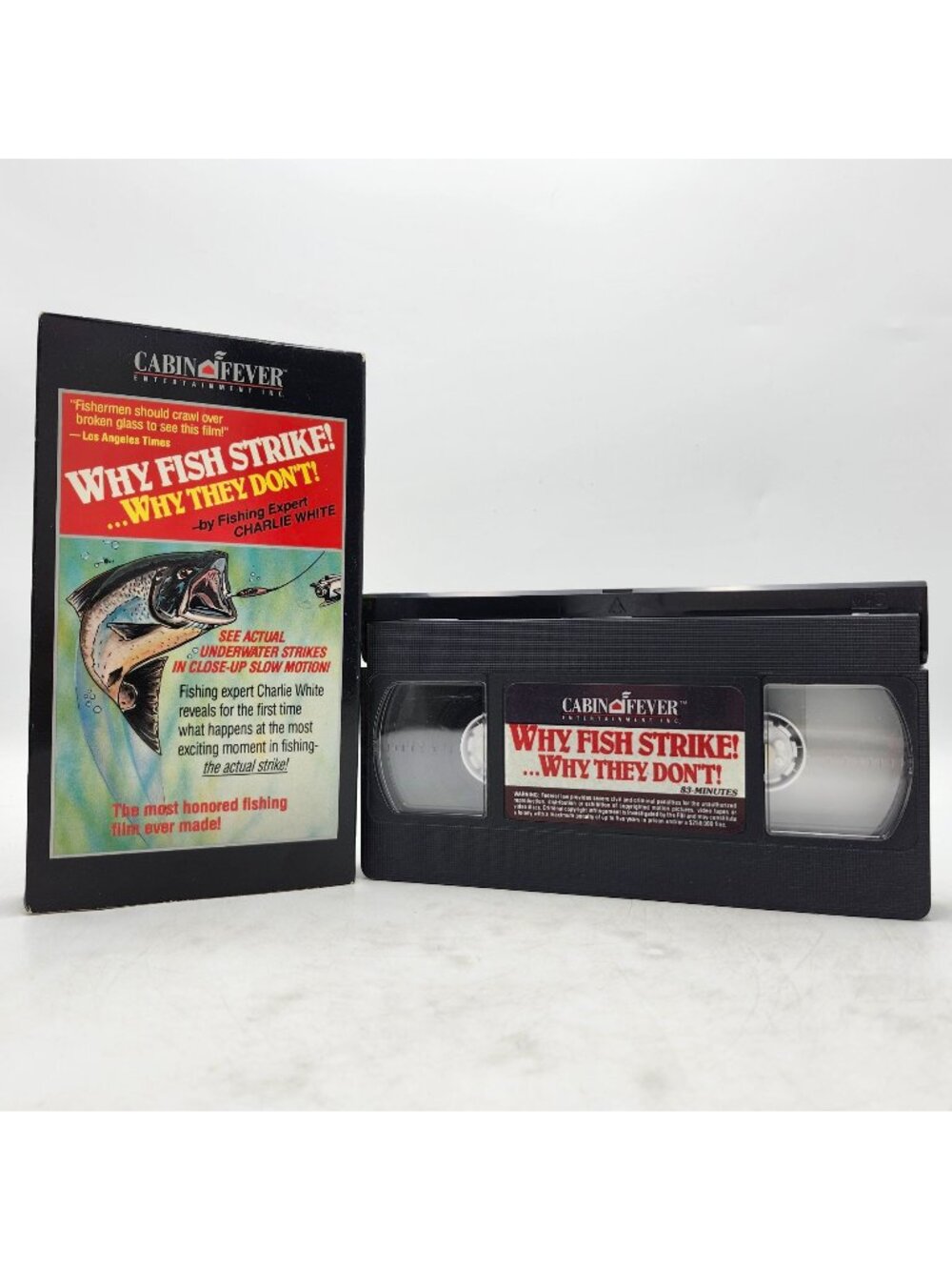 Why Fish Strike Why They Dont VHS Fishing Expert Charlie White Cabin Fever Ent